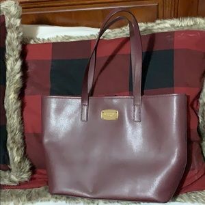 Michael Kors Burgundy Tote Purse